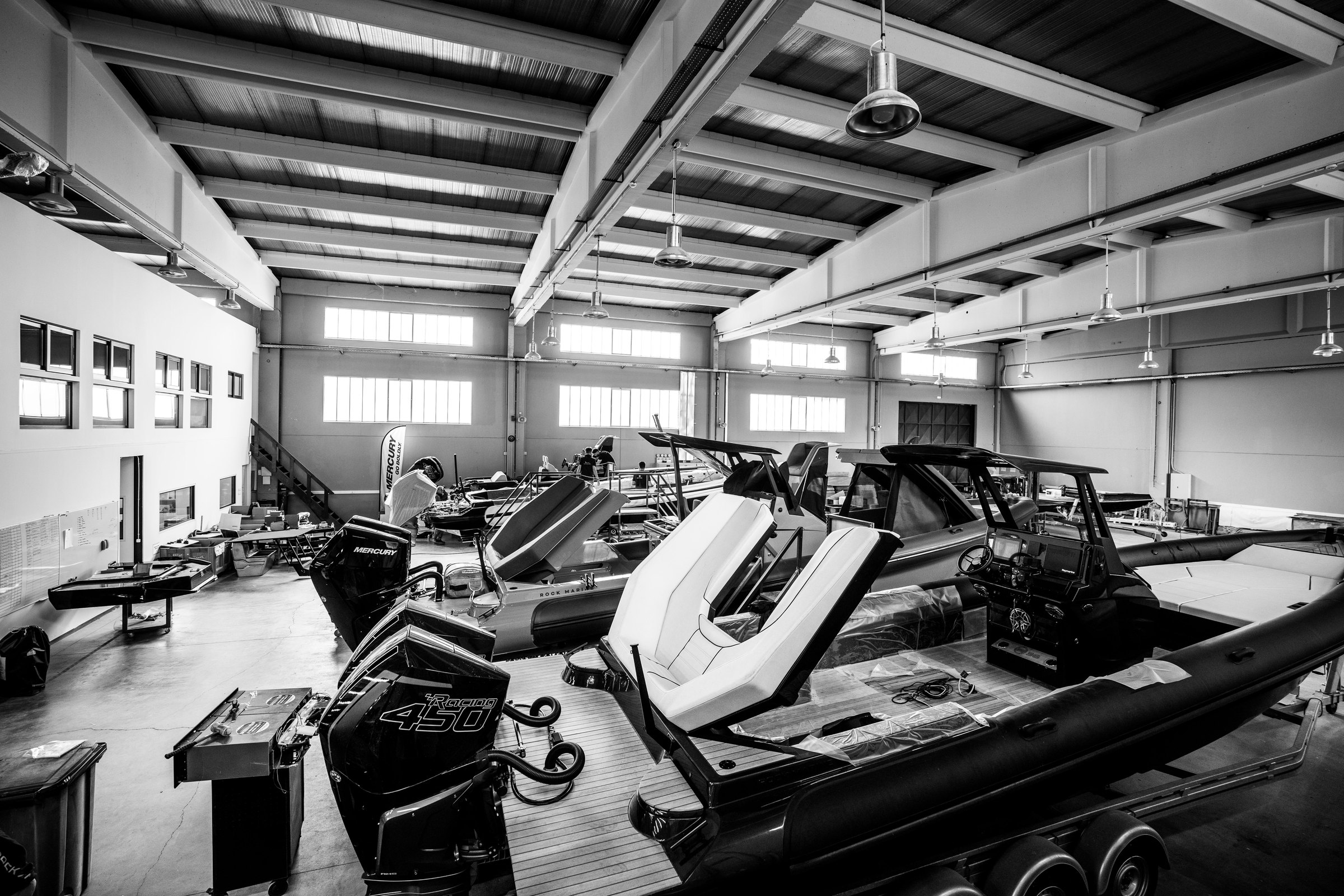 The shop floor.