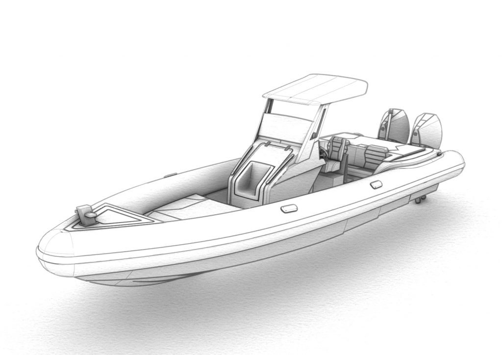 Surface development in CAD.